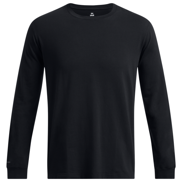 Under Armour Icon Charged Cotton Long Sleeve - Men's - Ultimate Black/Castlerock