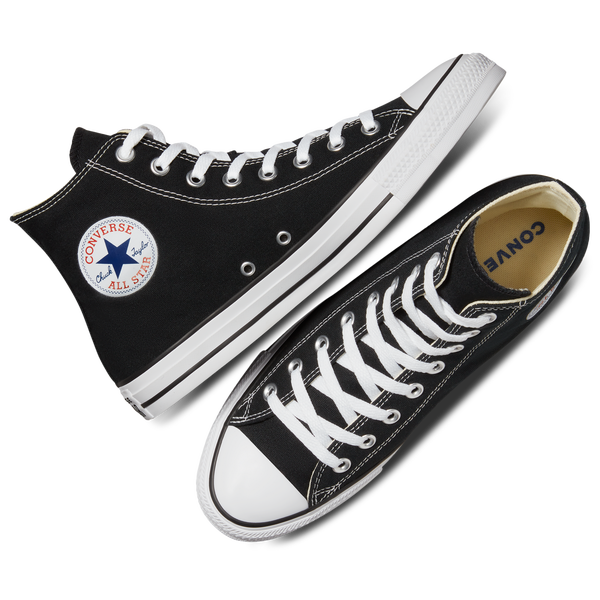 Converse All Star High Top - Men's - Black/White/Black - Image 7