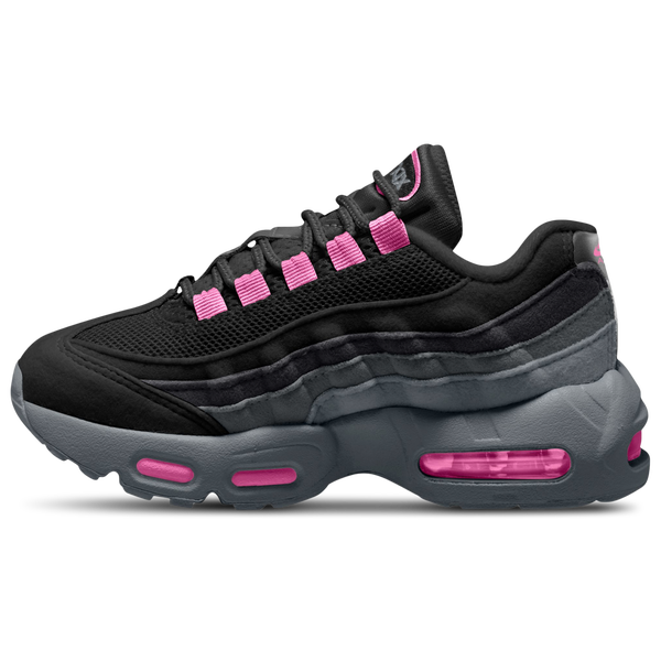 Nike Air Max 95 - Girls' Preschool - Playful Pink/Cool Gray/Black - Image 2