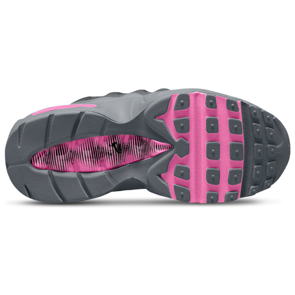 Nike Air Max 95 - Girls' Preschool - Playful Pink/Cool Gray/Black - Image 4