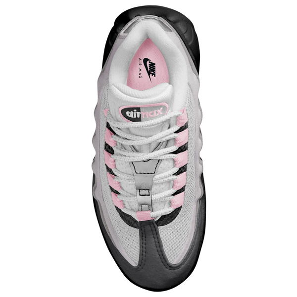 Nike Air Max 95 - Girls' Preschool - Pink Foam/Medium Grey/Black - Image 3
