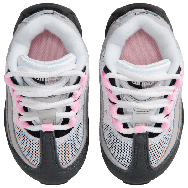 Nike Air Max 95 - Girls' Toddler - Pink Foam/Black/Medium Grey - Image 4