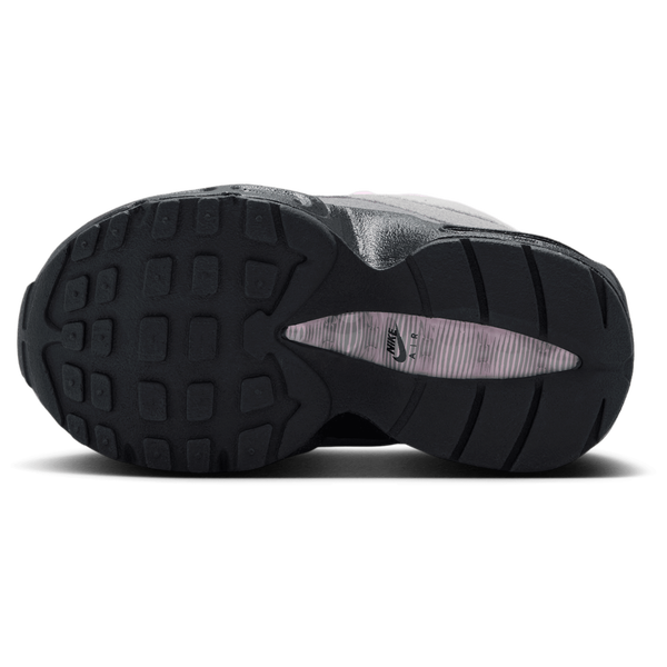 Nike Air Max 95 - Girls' Toddler - Pink Foam/Black/Medium Grey - Image 5