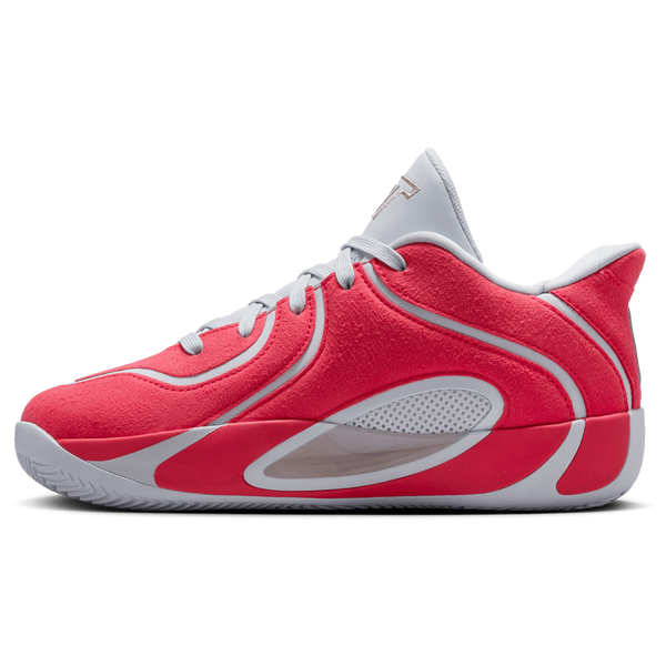 Jordan Tatum 4 Premium - Boys' Grade School - Siren Red/Grey/Metallic Silver - Image 2