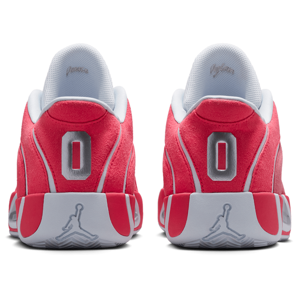 Jordan Tatum 4 Premium - Boys' Grade School - Siren Red/Grey/Metallic Silver - Image 3