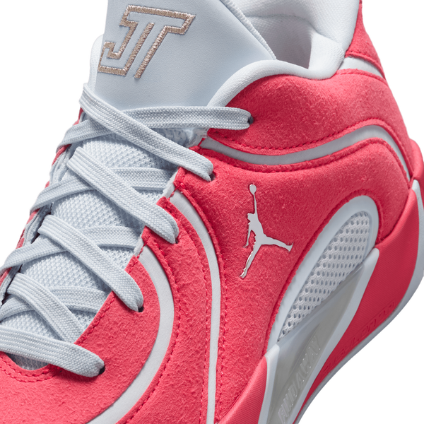 Jordan Tatum 4 Premium - Boys' Grade School - Siren Red/Grey/Metallic Silver - Image 7