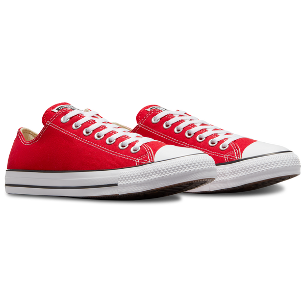 Converse All Star Low Top - Men's - Bright Red/White - Image 3