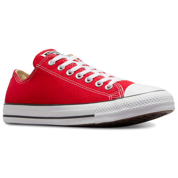 Converse All Star Low Top - Men's - Bright Red/White - Image 10