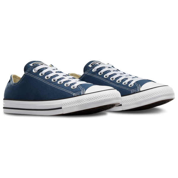 Converse All Star Low Top - Men's - White/Navy - Image 3