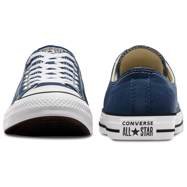 Converse All Star Low Top - Men's - White/Navy - Image 4