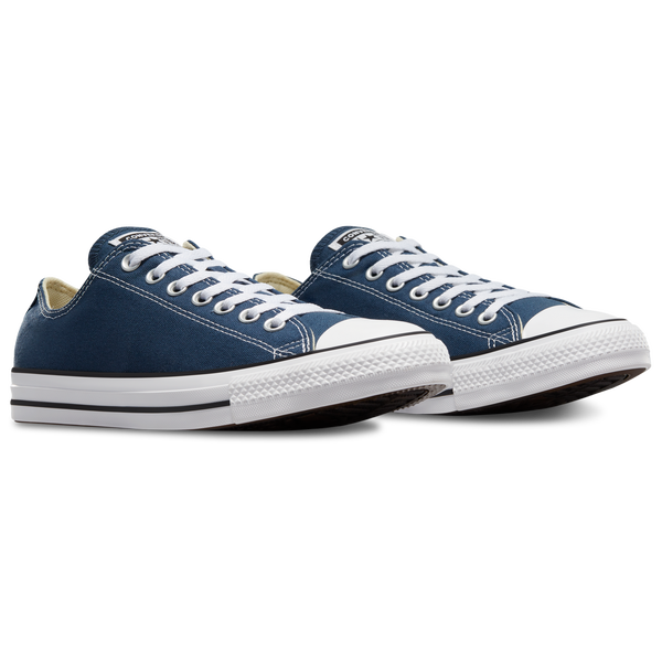 Converse All Star Low Top - Men's - White/Navy - Image 12
