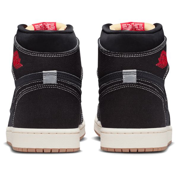 Jordan AJ 1 Retro High OG FC - Men's - Black/University Red/Sail - Image 3