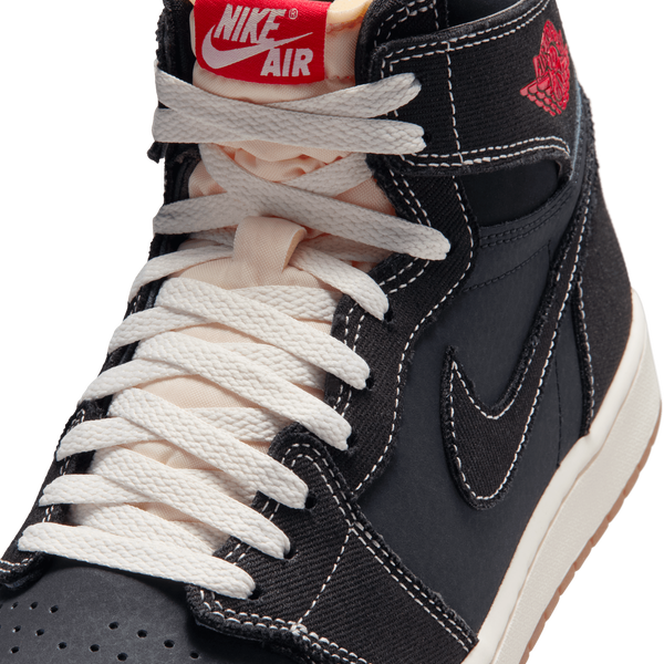 Jordan AJ 1 Retro High OG FC - Men's - Black/University Red/Sail - Image 7
