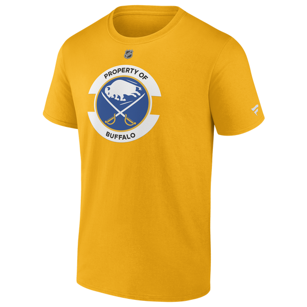 Fanatics NHL Buffalo Sabres T-Shirt - Men's - Yellow - Image 2