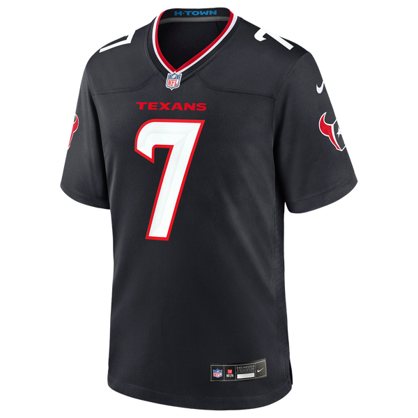 Nike CJ Stroud Texans Game Jersey - Men's - Pitch Blue - Image 2