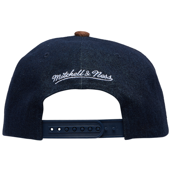 Mitchell & Ness Astros Denim Cord Pro Pinch Cap - Adult - Navy/Brown - Image 4