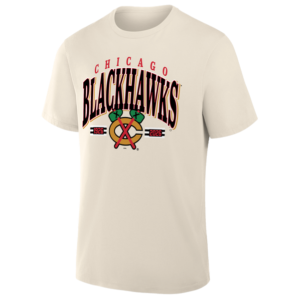 Fanatics Chicago Blackhawks T-Shirt - Men's - Tan - Image 2