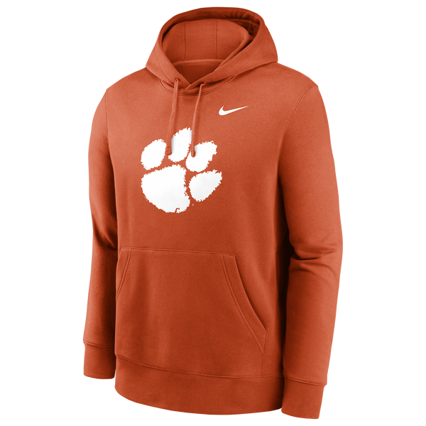 Nike Clemson Primary Hoodie - Men's - Orange - Image 2
