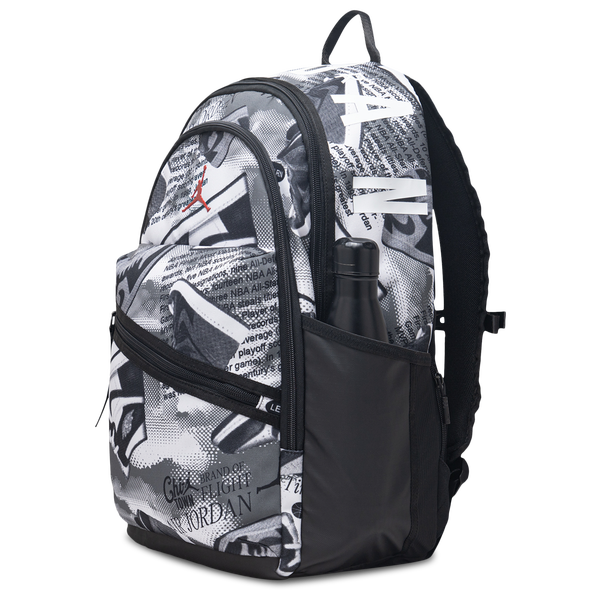 Jordan Air Patrol Backpack - Adult - Black/White - Image 3