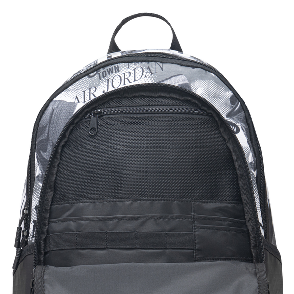 Jordan Air Patrol Backpack - Adult - Black/White - Image 4