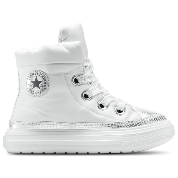Converse Chuck Taylor All Star Elements Boots High - Girls' Grade School - Barely Grey/Silver/Black