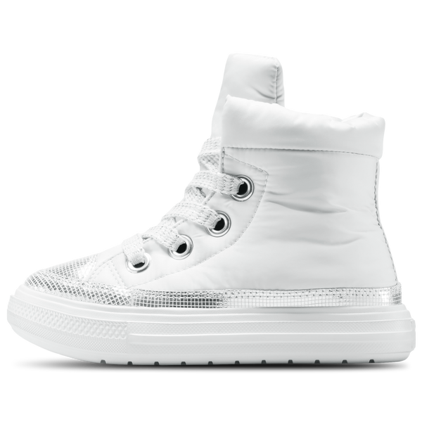 Converse Chuck Taylor All Star Elements Boots High - Girls' Grade School - Barely Grey/Silver/Black - Image 3