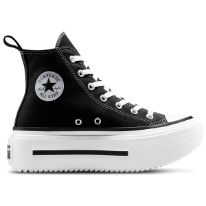 Converse Chuck Taylor All Star Lift Double Stack - Girls' Grade School - Black/White