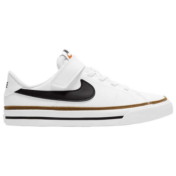 Nike Court Legacy - Boys' Preschool - Desert Ochre/Black/White - Image 2