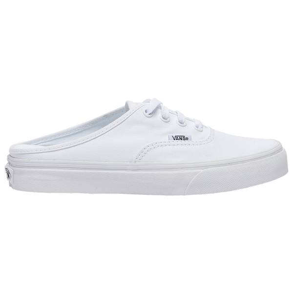 Vans Authentic Mule - Women's - White/White
