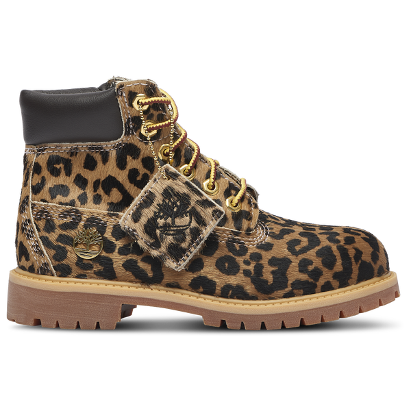 Timberland Premium 6" Waterproof Boots - Girls' Preschool - Medium Beige/Dark Brown