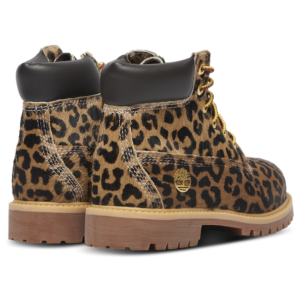 Timberland Premium 6" Waterproof Boots - Girls' Preschool - Medium Beige/Dark Brown - Image 3