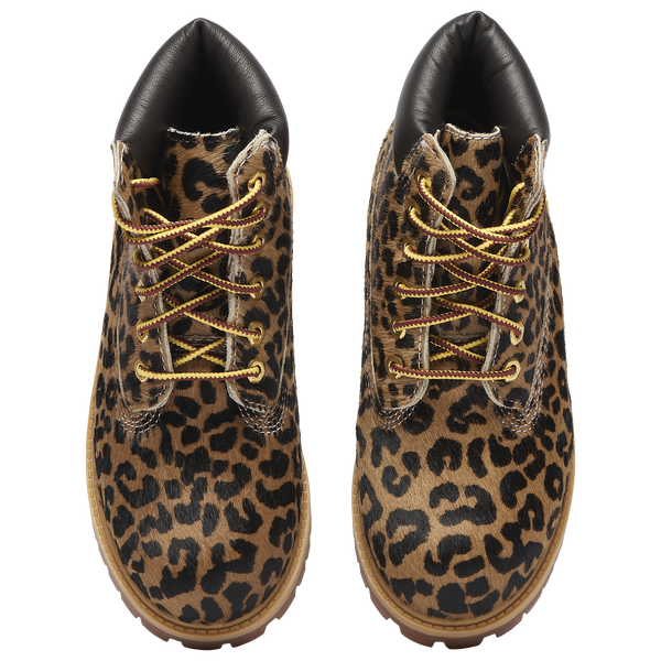 Timberland Premium 6" Waterproof Boots - Girls' Preschool - Medium Beige/Dark Brown - Image 4