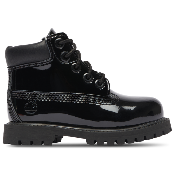Timberland Premium 6" Waterproof Patent Leather Boots - Boys' Toddler - Black/Black