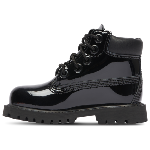 Timberland Premium 6" Waterproof Patent Leather Boots - Boys' Toddler - Black/Black - Image 2