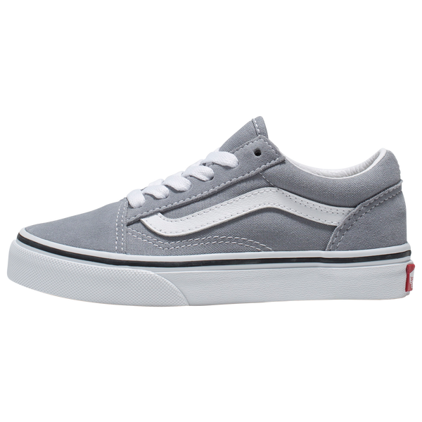 Vans Old Skool - Boys' Preschool - White/Gray - Image 2