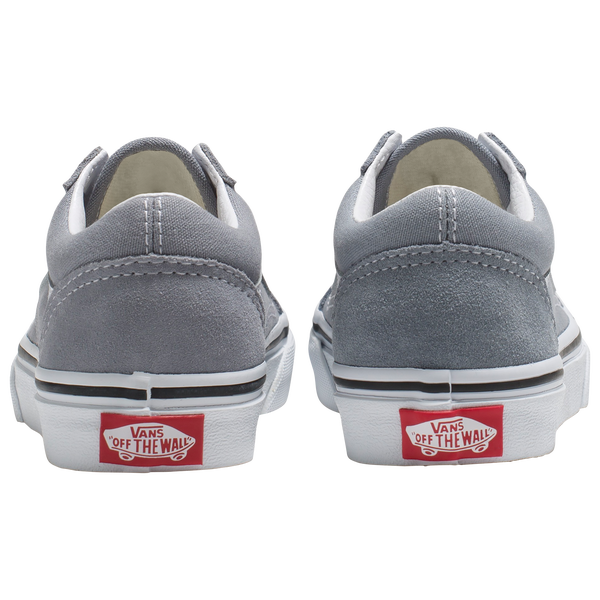 Vans Old Skool - Boys' Preschool - White/Gray - Image 3