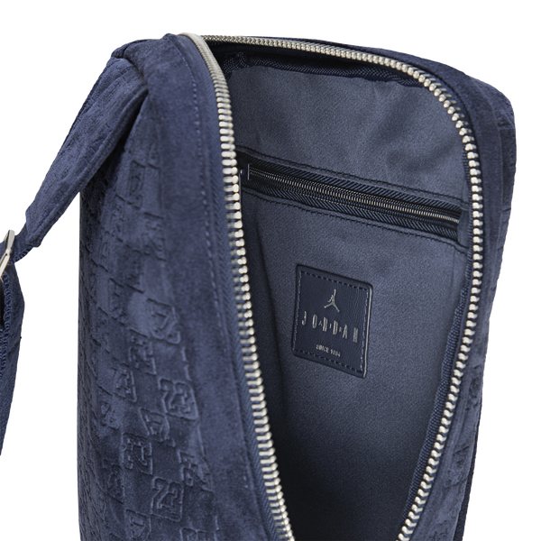 Jordan Suede Monogram Sling Bag - Navy/Navy - Image 3