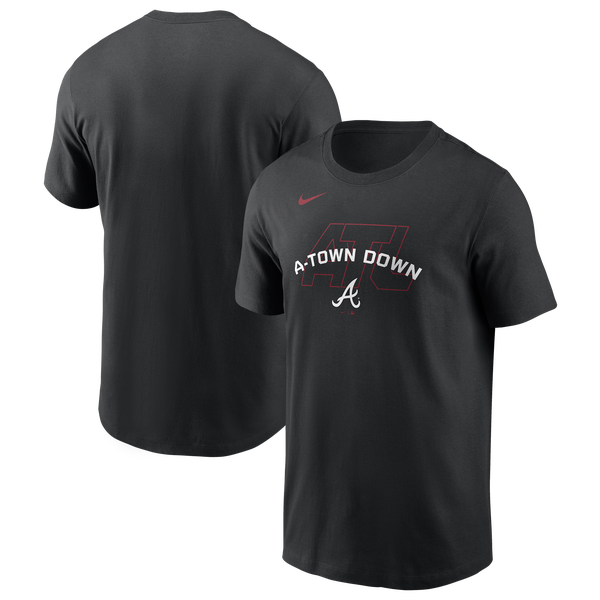 Nike Braves Hot Corner T-Shirt - Men's - Black