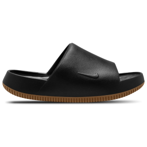 Nike Calm Slides 2.0 - Men's - Black/Medium Gum Brown/Black