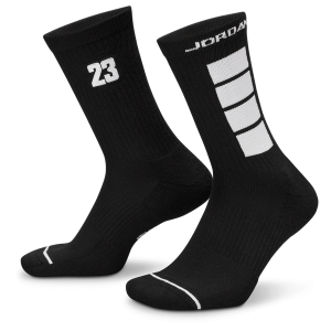 Jordan Everyday Poly Crew Socks 1 Pair - Adult - Cat Scratch Black/White