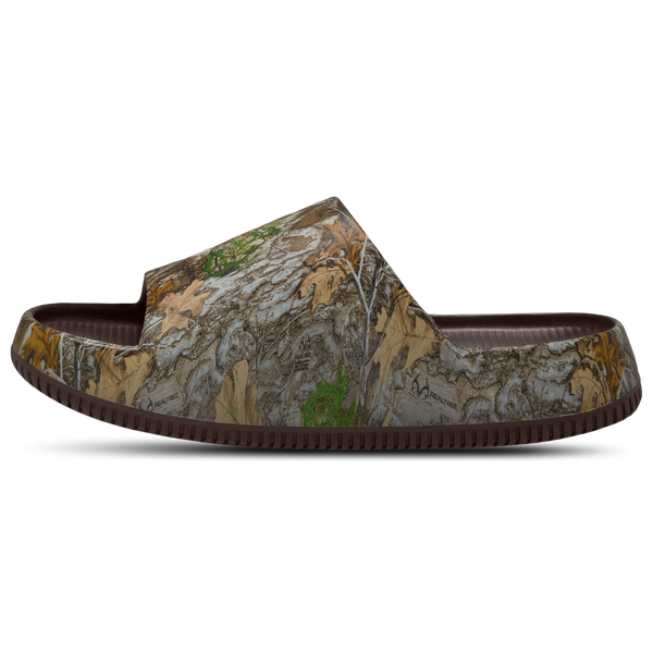 Nike RealTree Calm Slides - Men's - Brown/Brown/Camo - Image 2