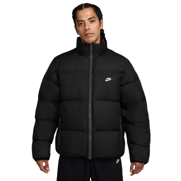 Nike Club Puffer Jacket 550 - Men's - Black/Black