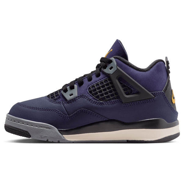 Jordan Retro 4 - Boys' Preschool - Purple/Black - Image 2