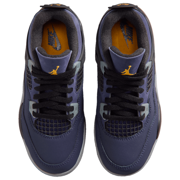 Jordan Retro 4 - Boys' Preschool - Purple/Black - Image 4