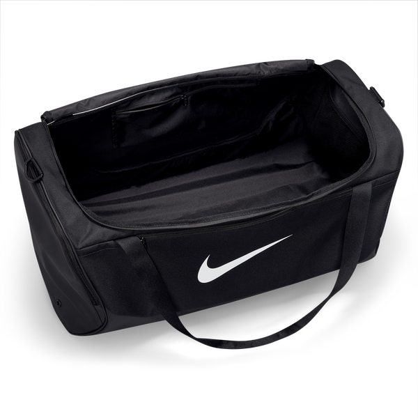 Nike Brasilia Large Duffel - Adult - Black/Black/White - Image 3