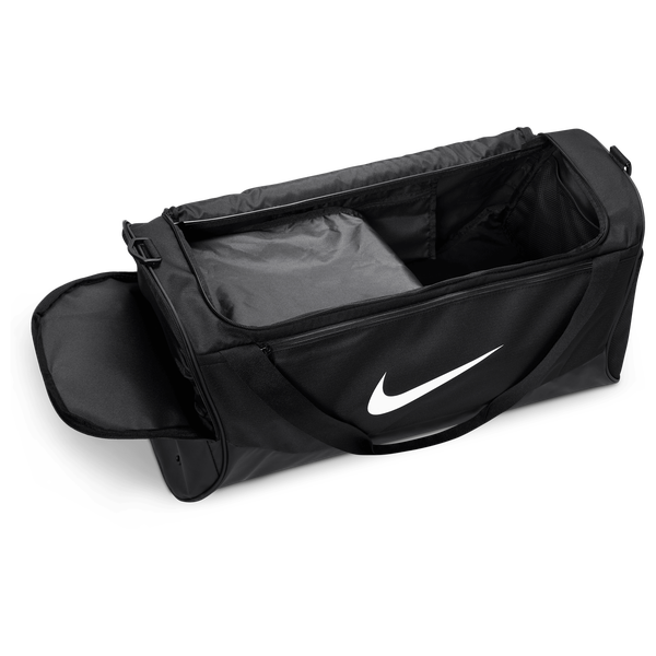 Nike Brasilia Medium Duffel X - Adult - Black/White/Black - Image 4