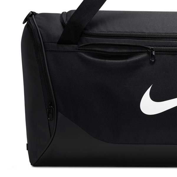 Nike Brasilia Medium Duffel X - Adult - Black/White/Black - Image 5