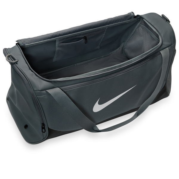 Nike Brasilia Medium Duffel X - Adult - Smoke Grey/White/Black - Image 4