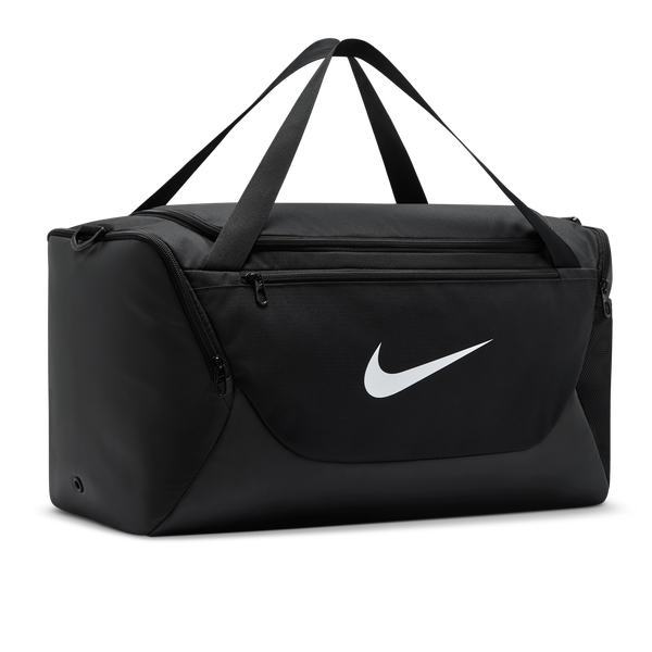 Nike Brasilia Small Duffel - Adult - Black/Black/White - Image 3
