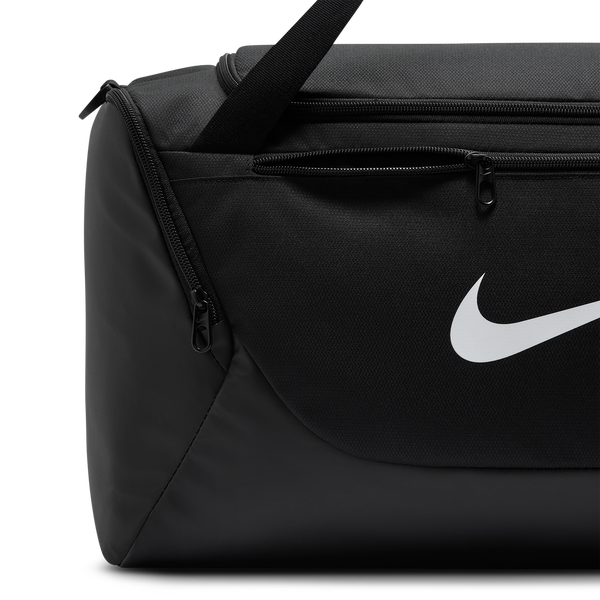 Nike Brasilia Small Duffel - Adult - Black/Black/White - Image 6